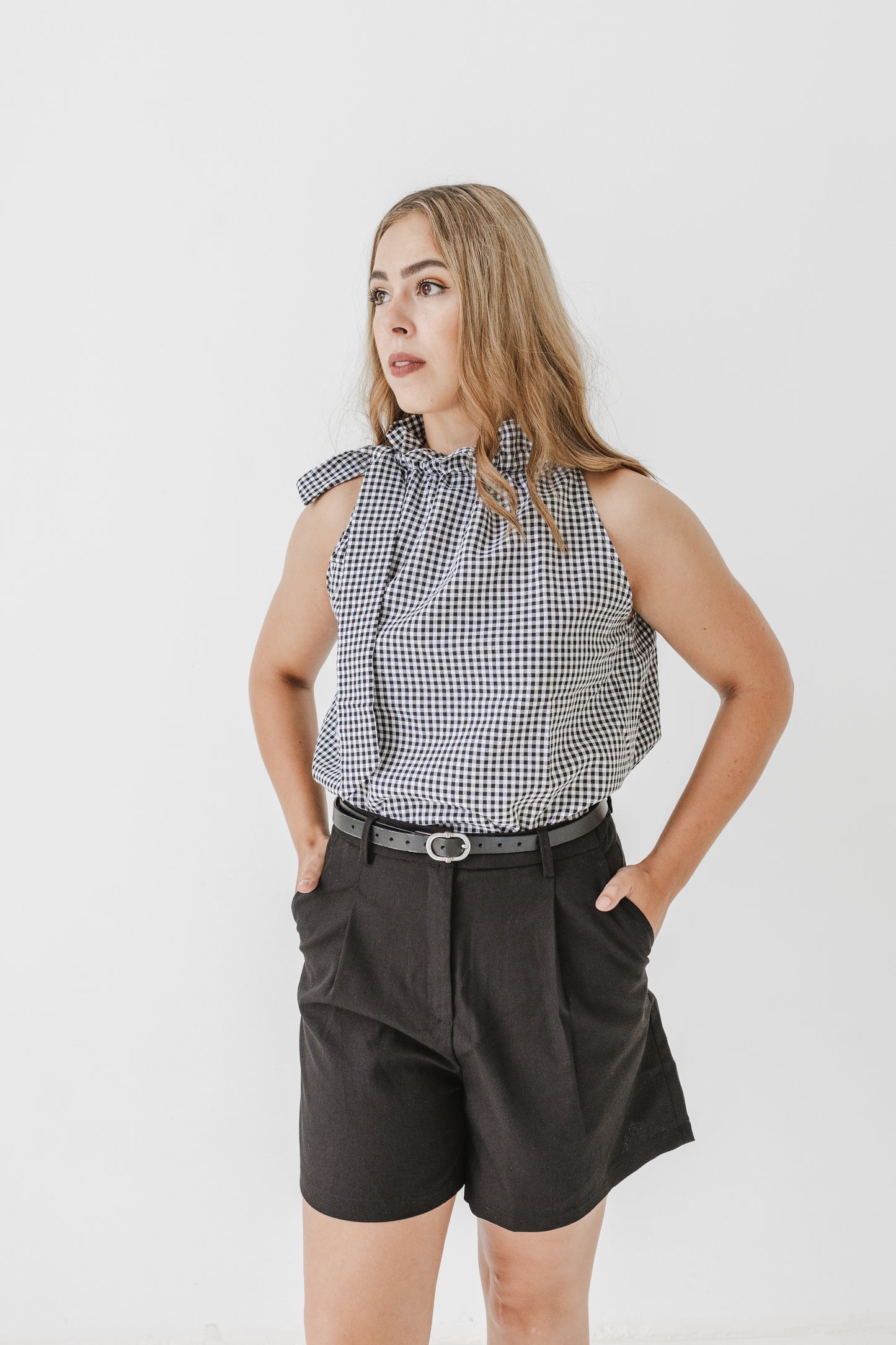 Soft Squares Blouse