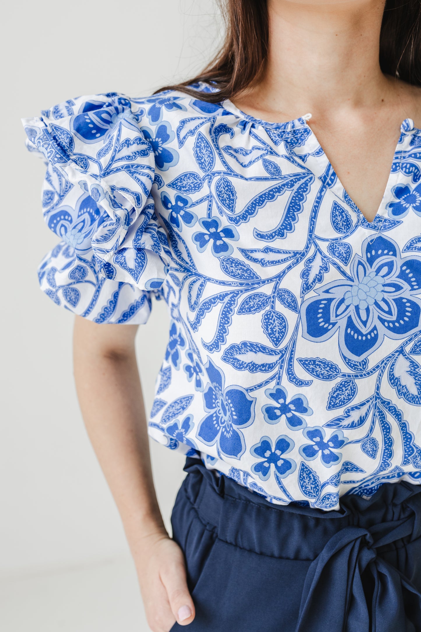 Midnight Bloom Blouse