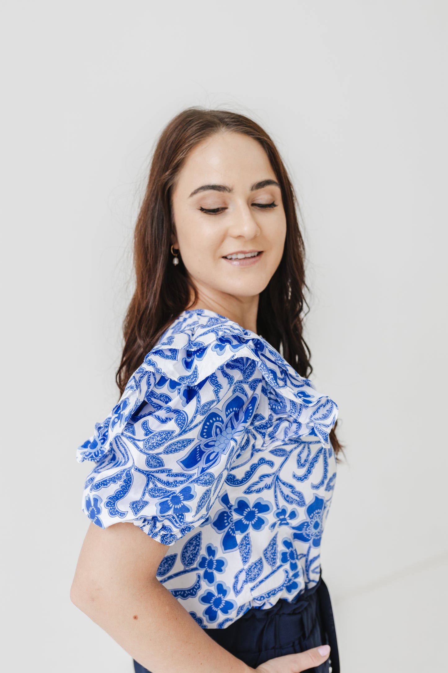 Midnight Bloom Blouse