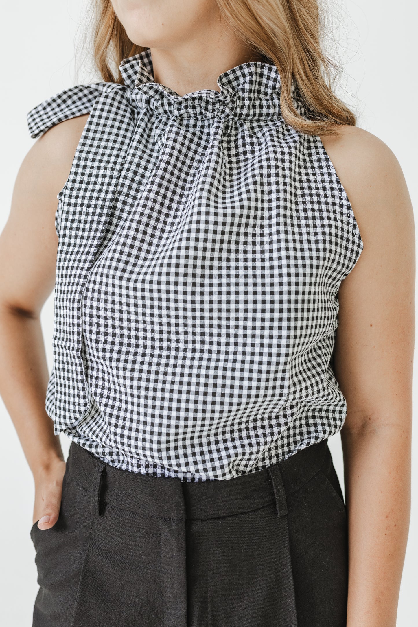 Soft Squares Blouse