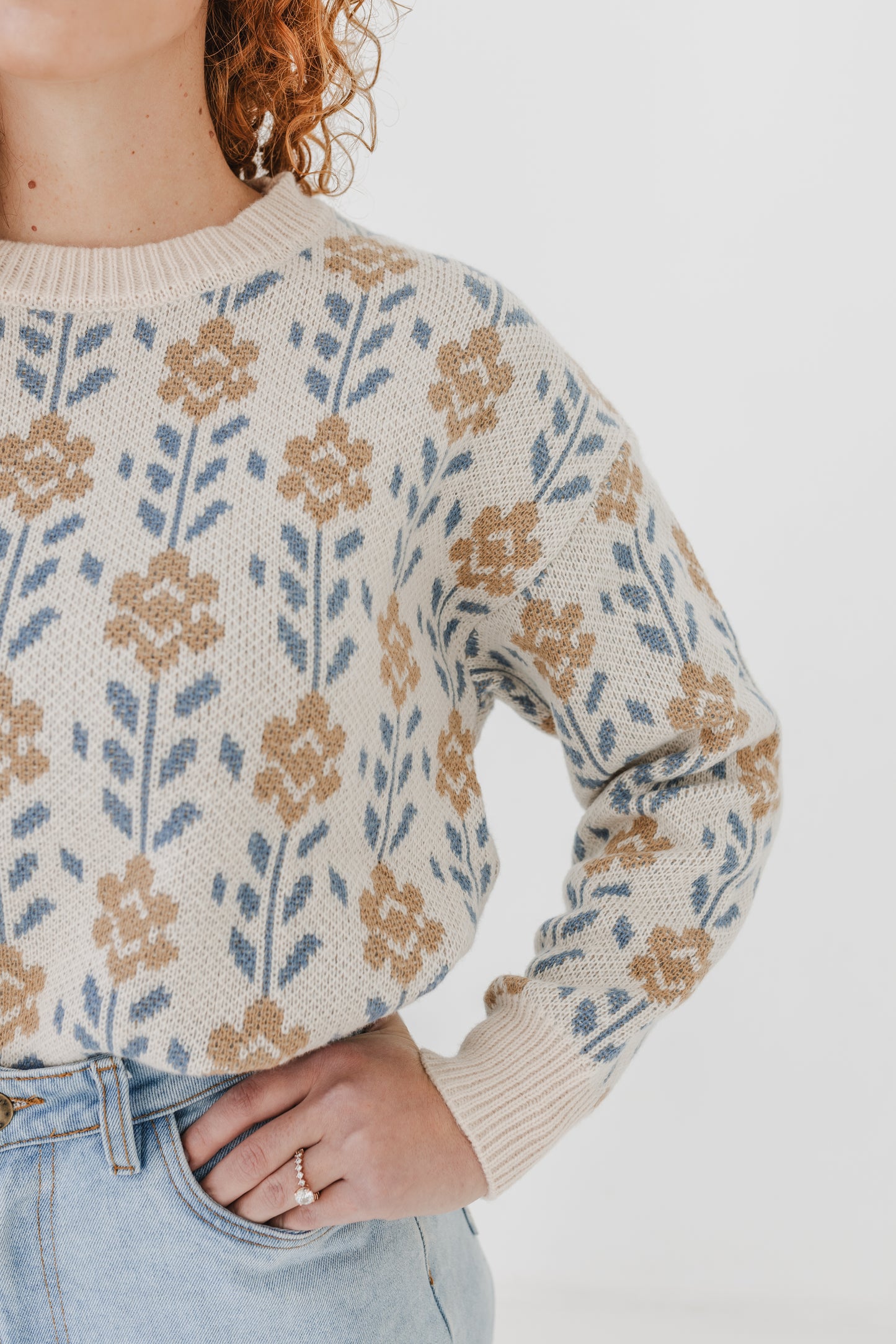 Winter Bloom Sweater