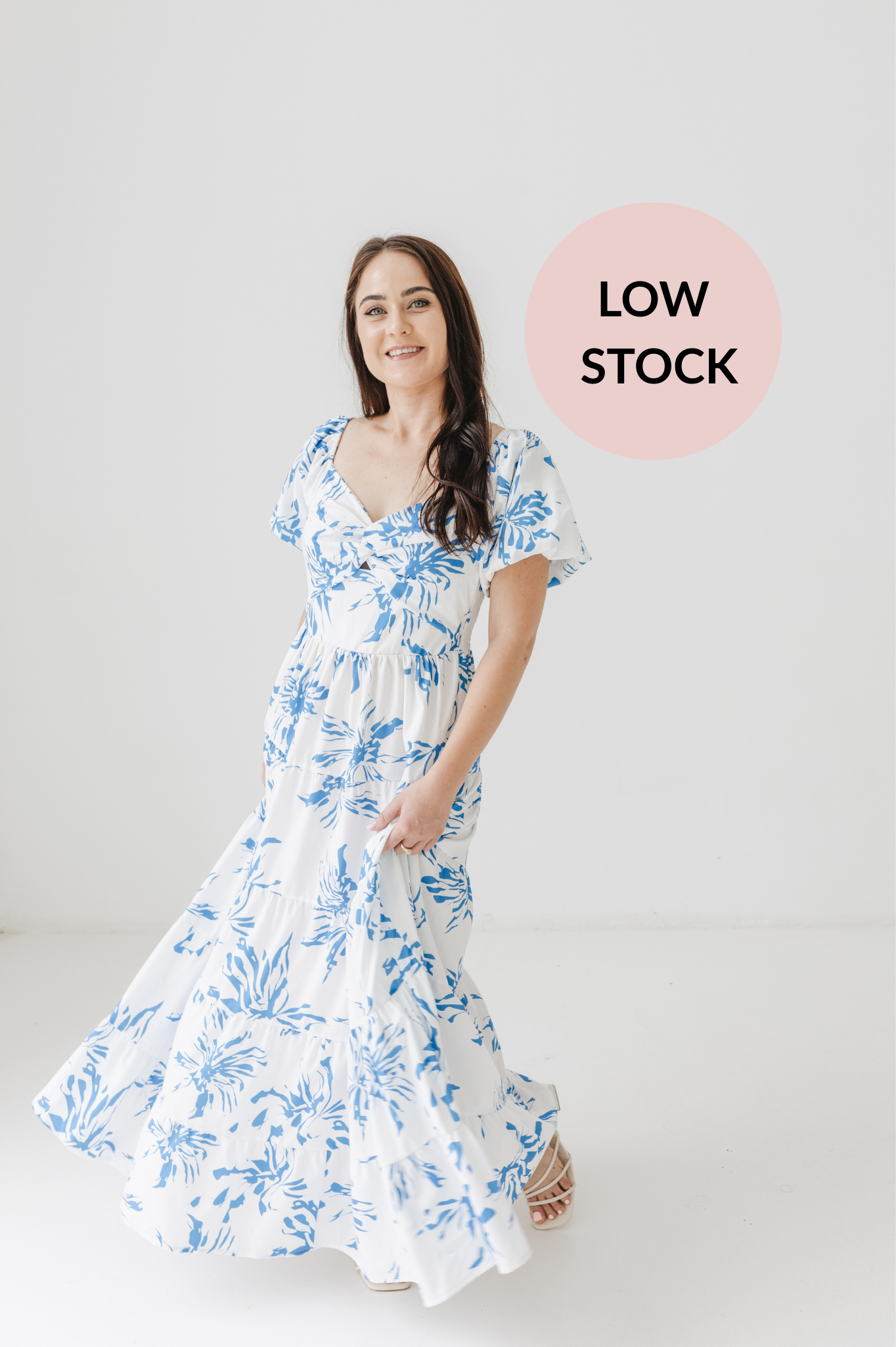 Wildflower Maxi Dress (Blue)