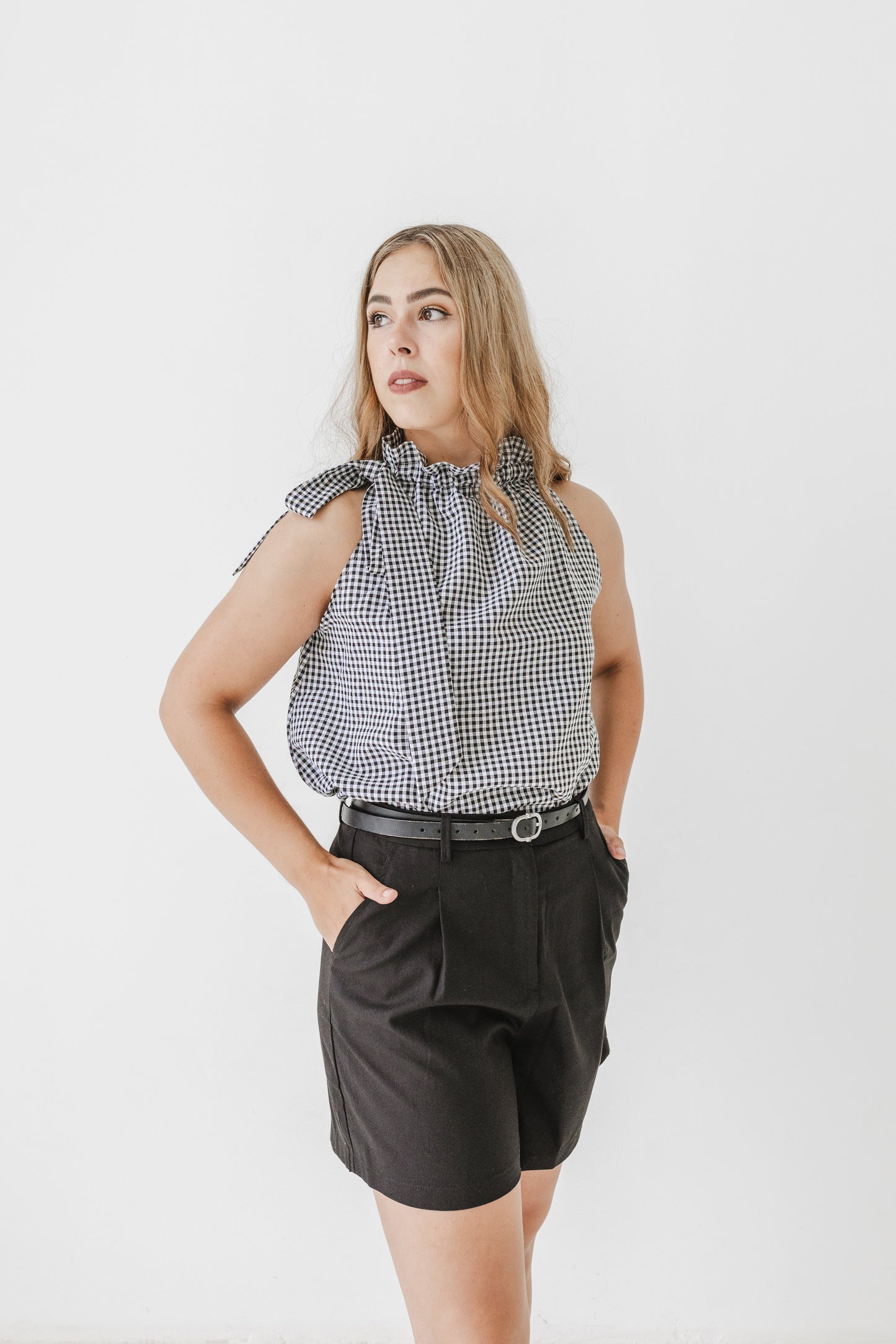 Soft Squares Blouse