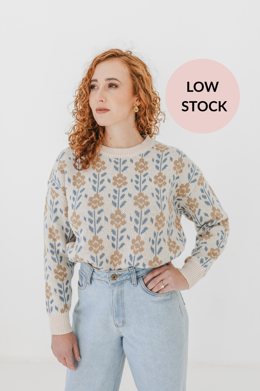 Winter Bloom Sweater